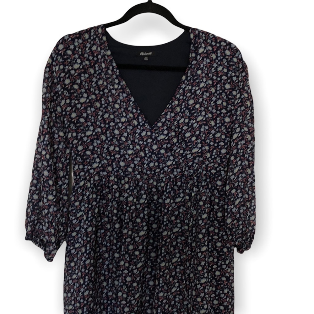 Madewell Tie-Waist Midi Dress in Harvest Vine - Picture 5 of 10